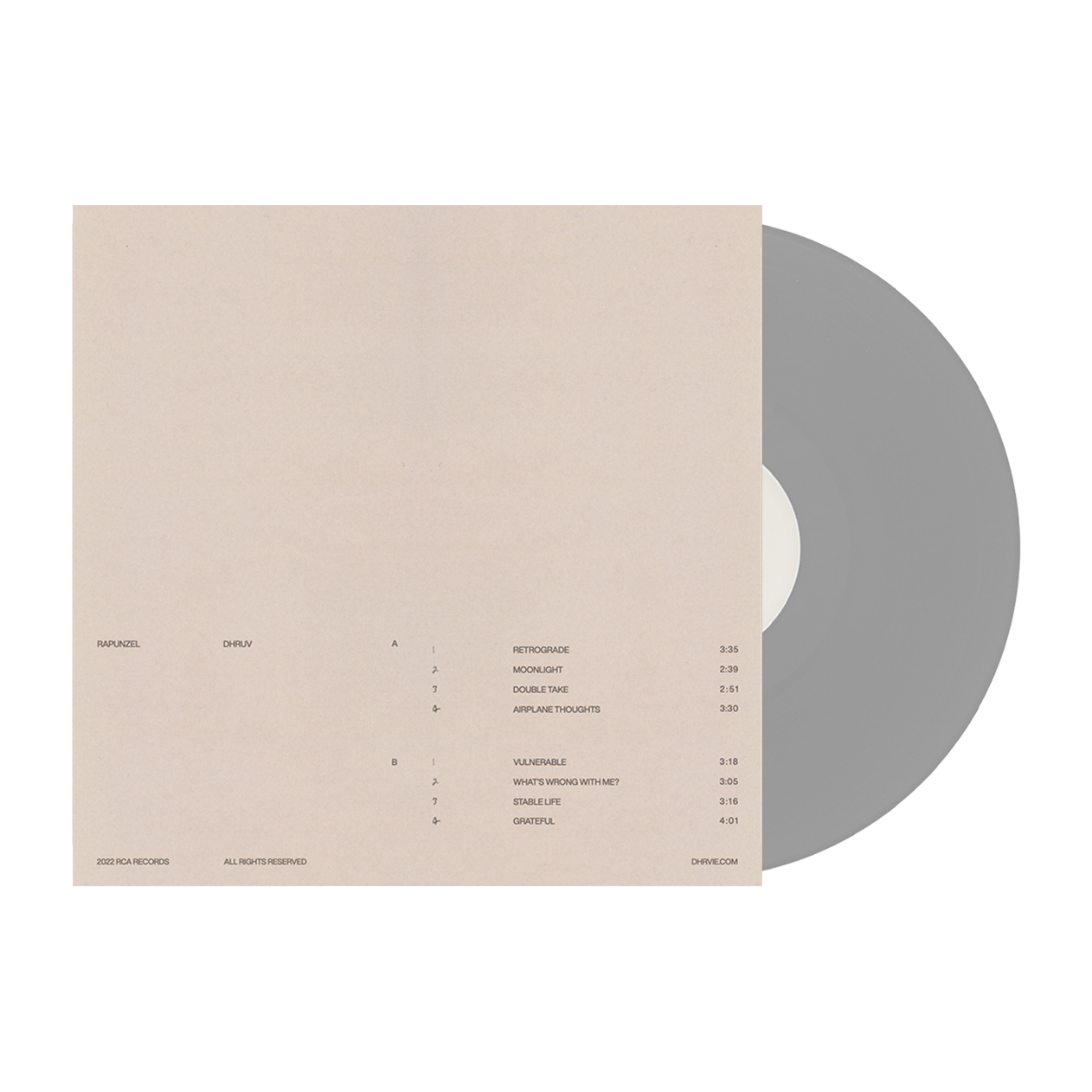 Rapunzel Vinyl - Silver Variant